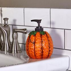 Hello Pumpkin Lotion Soap Dispenser Orange