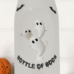 Ghost Swirl LED Bottle of Boos