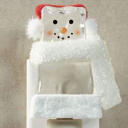 Ice Cube Snowman Nightlight Clear