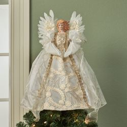 Divine Angel Tree Topper Off White