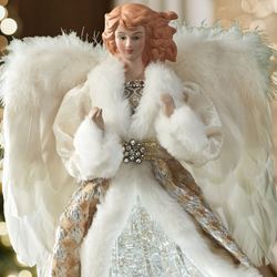 Glorianna Swirl LED Angel Table Accent Gold