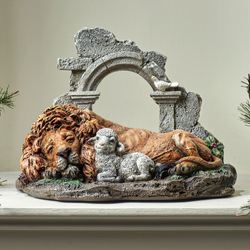 Peace and Harmony Table Sculpture Brown