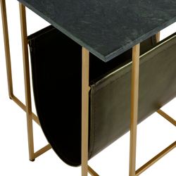 Stephanik Magazine Side Table Green