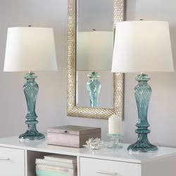 Wendolyn Table Lamp Pair Glacier