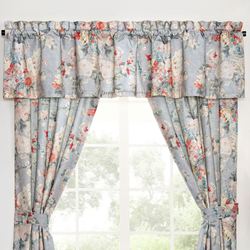 Penelope Tailored Valance Gray 80 x 17