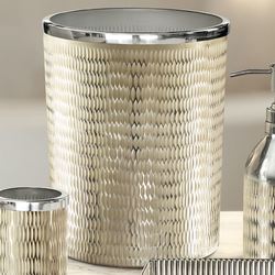 Tanna Wastebasket Silver