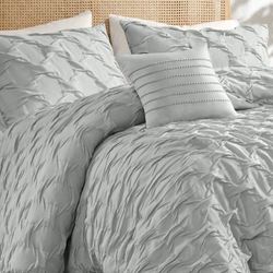 Bailey Comforter Bed Set Gray