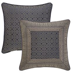 Alaro II Reversible Pillow Slate Blue 20 Square