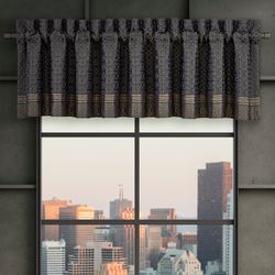 Alaro II Tailored Valance Slate Blue 88 x 21