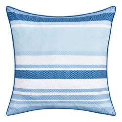 Carson Piped European Sham Blue