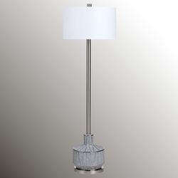 Cothran Metallic Floor Lamp Silver