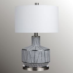 Cothran Metallic Table Lamp Silver