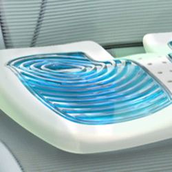 Kabooti KoolGel Seat Cushion White/Blue