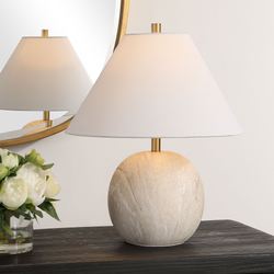 Ridley Accent Table Lamp Tan