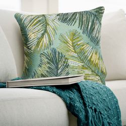 Marina Palms Decorative Pillow 18 Square