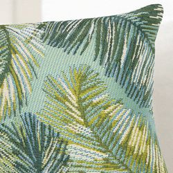 Marina Palms Decorative Pillow 18 Square