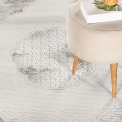 Vienne Rectangle Rug Gray