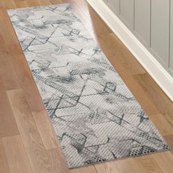 Sylvania Rug Runner Gray 27 x 910