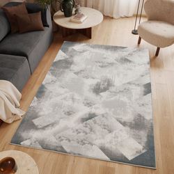 Nero Rectangle Rug Gray