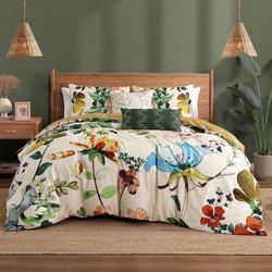 Radiance Floral Comforter Bed Set Multi Bright