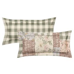 Eloise II Reversible Rectangle Pillow Multi Warm