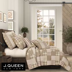 Mayfair Patchwork Quilt Multi Warm