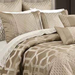 Olympus Comforter Set Light Taupe