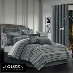Parallel Comforter Set Slate Gray