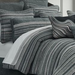 Parallel Comforter Set Slate Gray