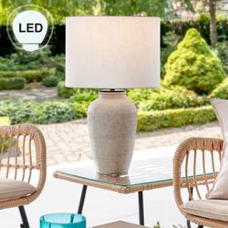 Kynlee Indoor Outdoor Table Lamp Cream