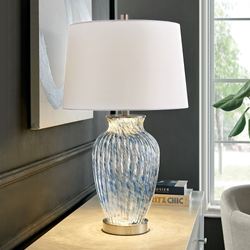 Wyatt Table Lamp Blue