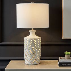 Palma Table Lamp White