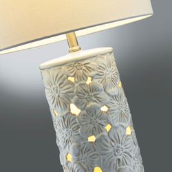 Flora Table Lamp White