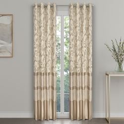 Spectra Wide Grommet Curtain Pair Multi Warm 100 x 84