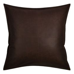 Sundance Vegan Leather Flanged European Sham Multi Warm