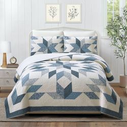 Bright Star Mini Quilt Set Blue