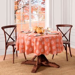 Falling Foliage Round Tablecloth 70 Diameter