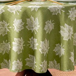 Falling Foliage Oval Tablecloth 60 x 84