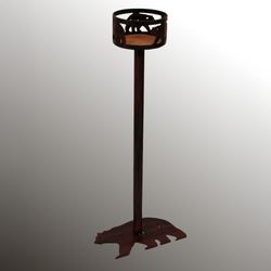 Walking Bear Drink Holder Dark Brown