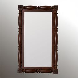 The Jefferson Wall Mirror Dark Brown
