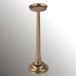 Tilly Pedestal Table Satin Gold