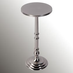 Garland Pedestal Table Silver
