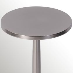 Garland Pedestal Table Silver
