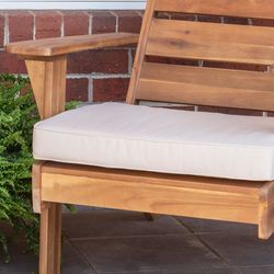 Saint Croix Outdoor Chair with Cushion Natural