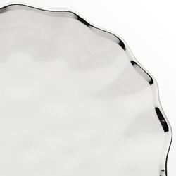 Regency Dinner Plates Silver Set of Four