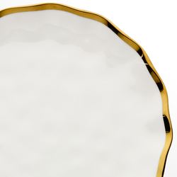 Regency Dessert Plates Gold Set of Four