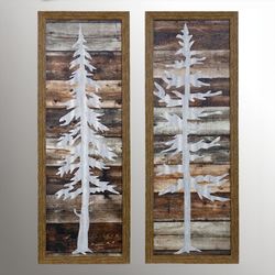 Spruce 1 Framed Wall Art Brown
