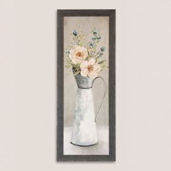 Provincial Bouquet B2 Framed Wall Art Multi Cool