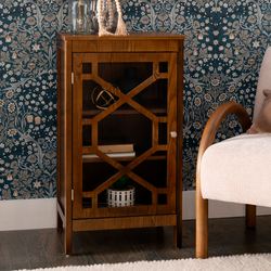 Fetti Small Storage Cabinet Regal Walnut