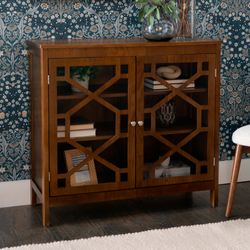Fetti Large Storage Cabinet Regal Walnut